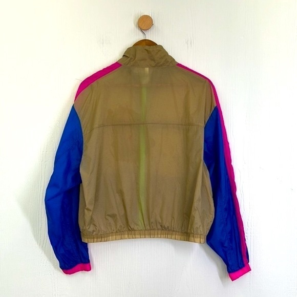 Fabletics - Bright Color Block Payton Woven Light Weight Windbreaker Size Large - Picture 11 of 12